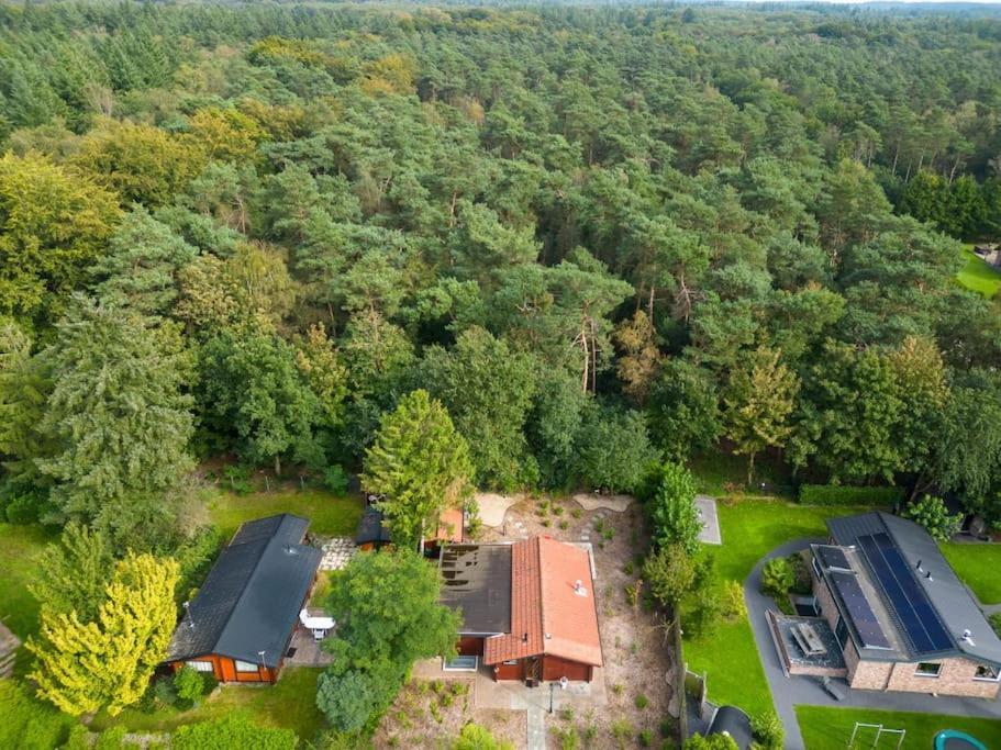 Spacious Wooden Cottage With Infra-Red Sauna At Veluwe Putten Dış mekan fotoğraf