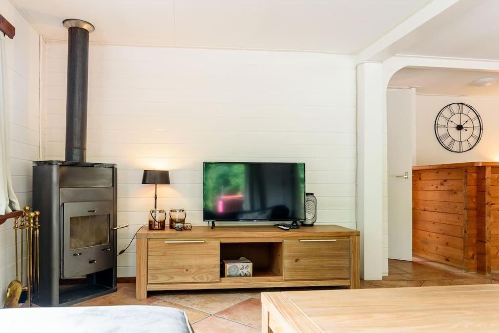 Spacious Wooden Cottage With Infra-Red Sauna At Veluwe Putten Dış mekan fotoğraf
